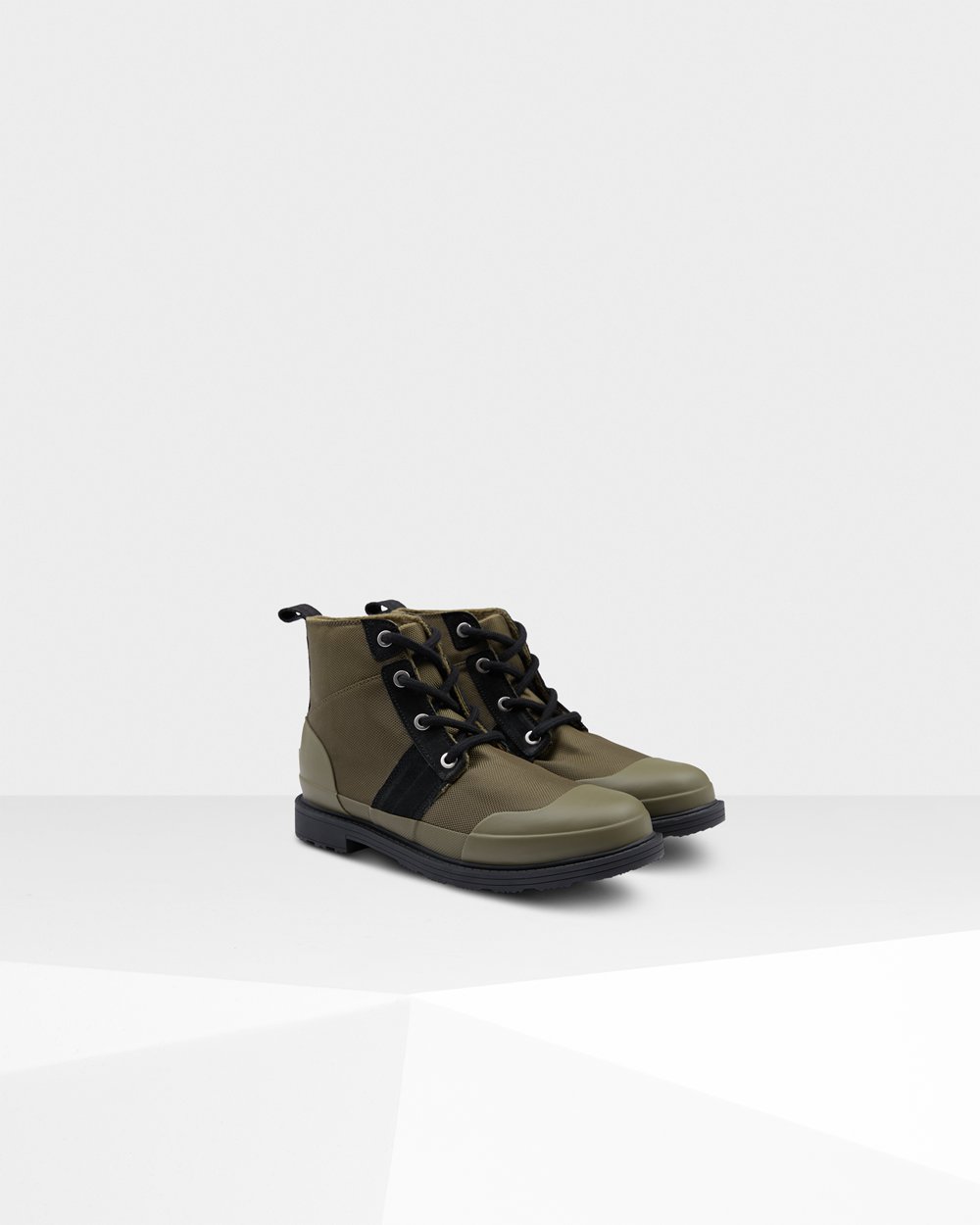 Botins Hunter Homem Pretas/Verde Oliva - Original Insulated Commando - 30AHZOSCD
